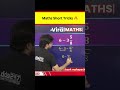 Maths Short Tricks 🔥 #shorts #viralmaths
