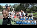 LAST TO GET KNOCKED OUT IN HOUSTON!