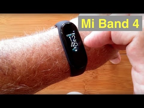 XIAOMI MI SMART BAND 4 AMOLED Screen IP68/5ATM Waterproof Fitness Band: Unboxing and 1st Look
