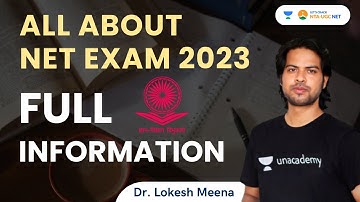 All About Net Exam 2023 | Full Information | Dr Lokesh Meena