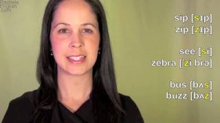 English: How to Pronounce S and Z consonants: American Accent