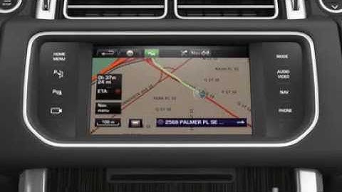 Range Rover Navigation System -Voice Guidance