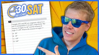SAT | Test 7 Digital | Module 1 | Problem 9 - IN 30 SECONDS OR LESS