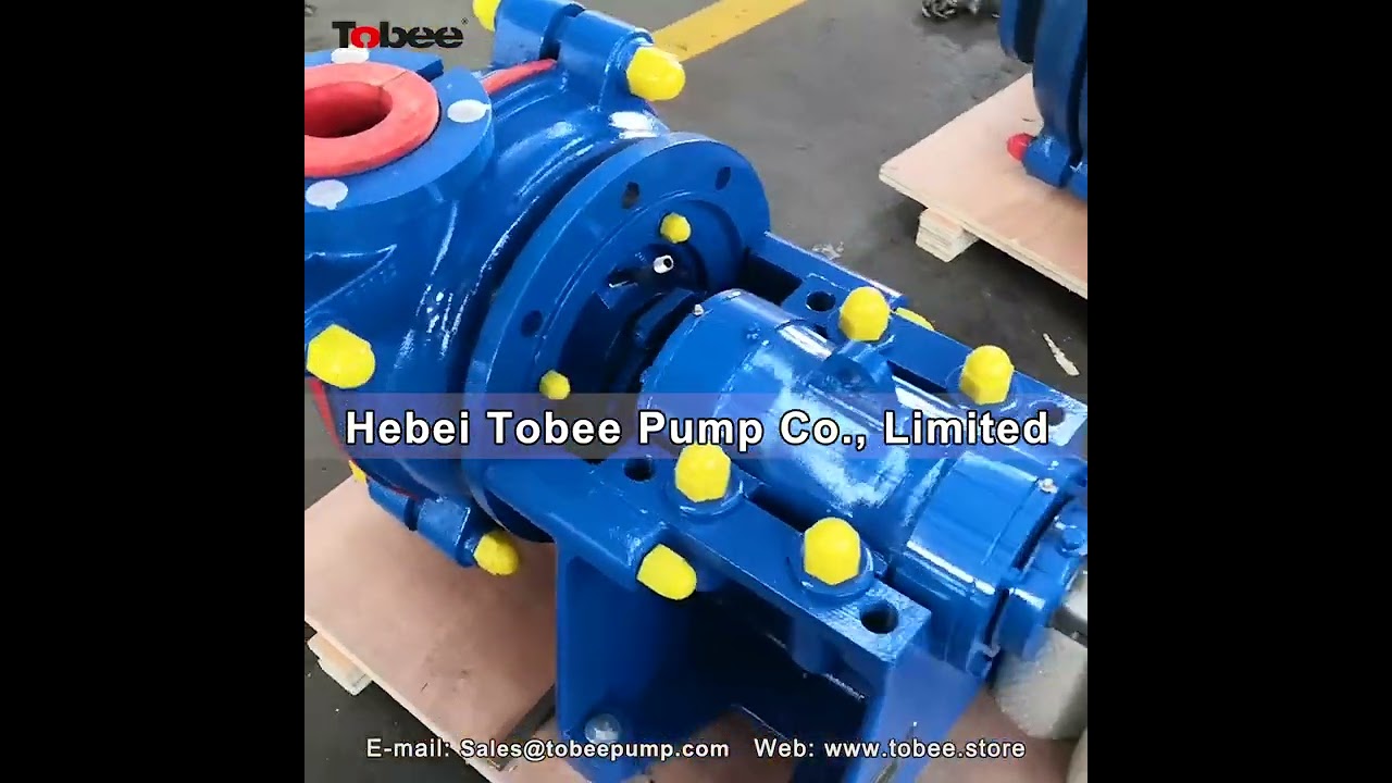 Tobee® 4x3DD AH polyurethane slurry pump for Aggregate Mines