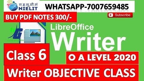 Libreoffice O level SHORT KEYS AND EXTENSION OBJECTIVE M1-R5 july 2020