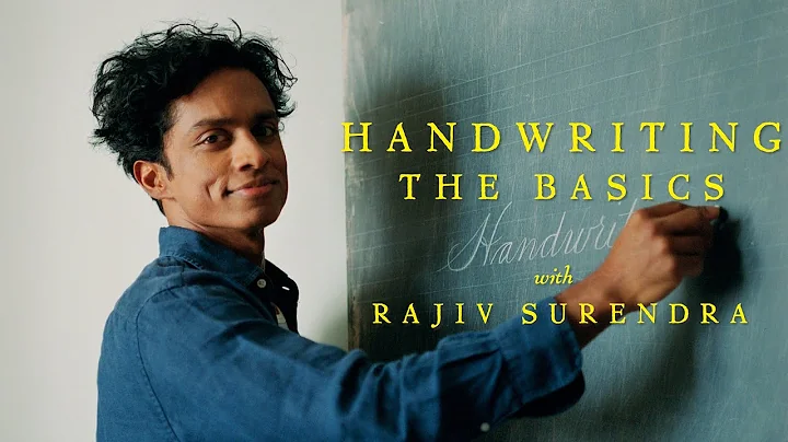 Lär dig handstil och kalligrafi med Rajiv Surendra