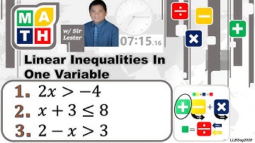 Solving Linear Inequalities in One Variable (Part 1) - Math 7_3rd_Unit 3_Lesson 2_PracticeExercisesA