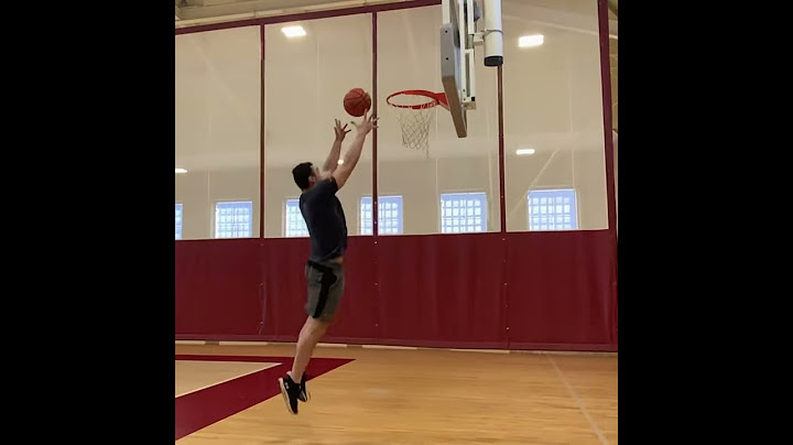 When the ref says no hanging on the rim!