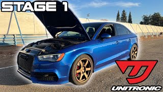 Audi S3 Unitronic Stage 1 14 Mile 91 Octane