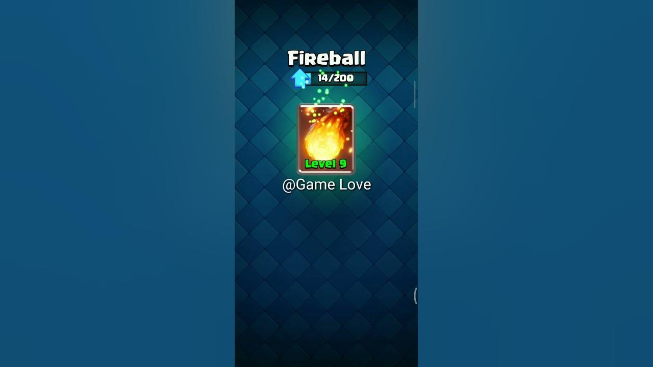 Fireball Update Clash Royale Youtube