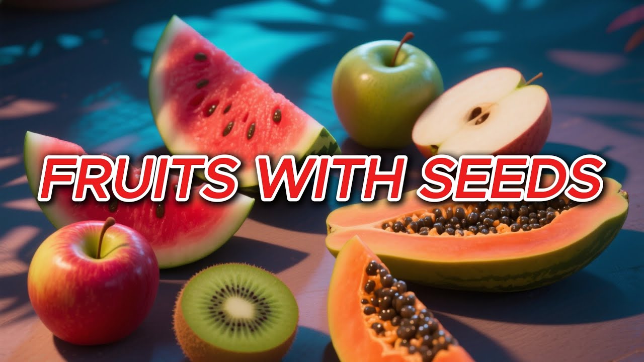 Discover Fruits with Seeds | Fun Learning for Young Kids, Kindergarten, and Preschoolers