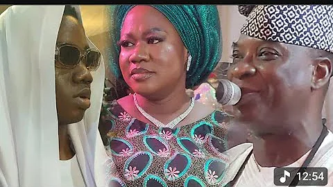 K1 DE ULTIMATE FINALLY ACCEPTED HIS SON MALEEK MARSHAL FROM ACTRESS BISOLA BADMUS AT BASIRIMI PARTY