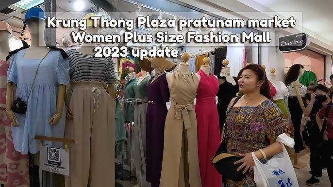 4K] Plus clothing at Krung Thong Plaza shopping mall on Pratunam Road, - YouTube