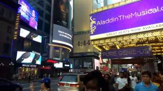 Times Square mobile barber shop!