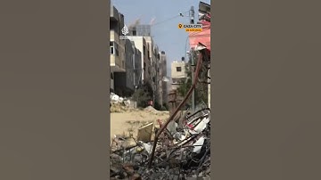 Thumbnail of Israeli air strike destroys residential tower in Gaza | AJ #shorts