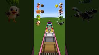 Los Brainrot Baby VS Italian Brainrot Mobs! Who Jumps Further 10 #minecraft #minecraftshorts #shorts
