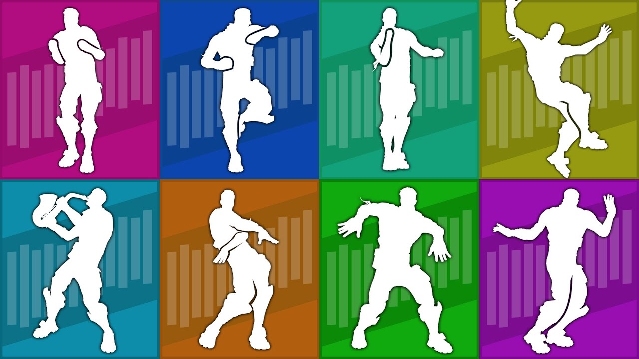 Top 25 Popular Fortnite Dances With Best Music! (Out West, Scenario, Orange Justice, Bhangra Boogie)
