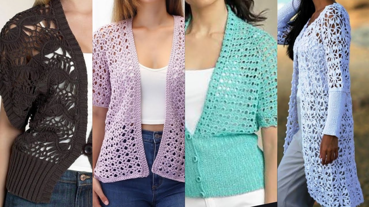Amazing and Latest stylish crochet handknit vest blouse top pattern new designs for women 2026