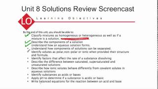 Unit 8 Review Screencast