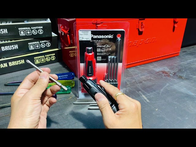電動だけど手動もいける！】Panasonic 3.7V 850mAh 充電 ミニ