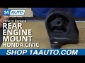 How to Replace Rear Engine Mount 2001-05 Honda Civic