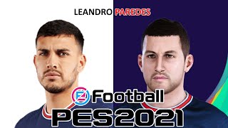 LEANDRO PAREDES | PES 2019/2020/2021 | FACE BUILD & STATS