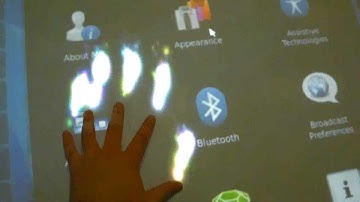 Compiz Multi-touch plugin: Fire Paint