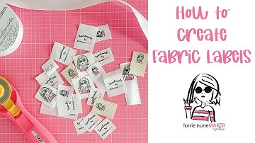 How To Make Fabric Labels with Sublimation Printer / Cotton, Twill, Ribbon or Polyester