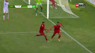محمد عبد المنعم يحرز هدف الفوز للنادي الأهلي فى مباراة الإتحاد المنستيري