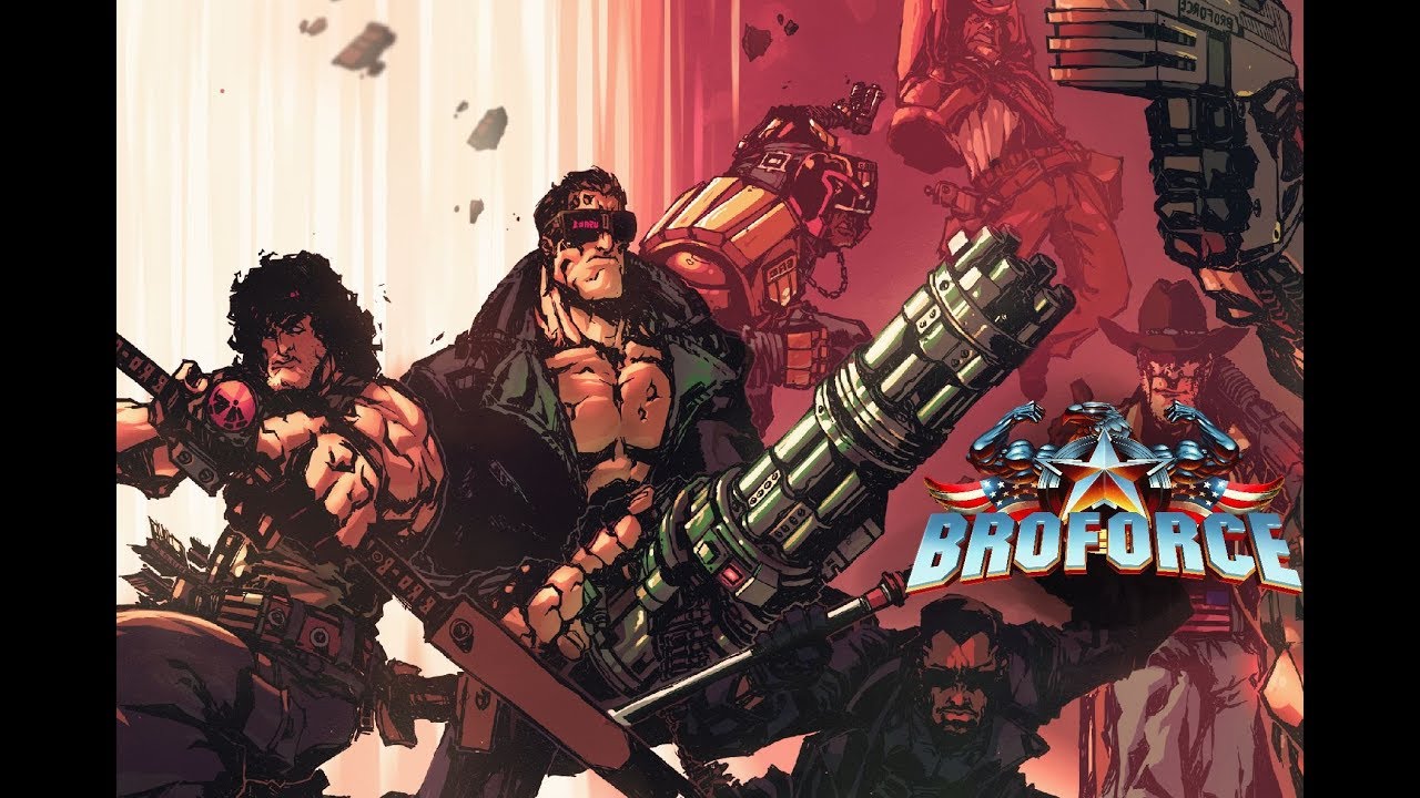 Начало DOOM. 14 и 15 миссии пройдены....вот и Сатана.| Broforce NSS#9