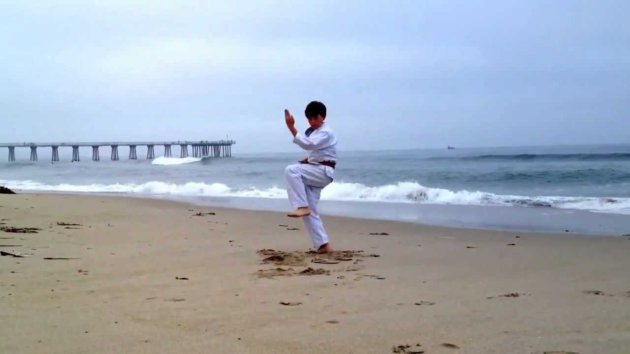 Manhattan Beach Traditional Karate Beach Training Kata Empi YouTube