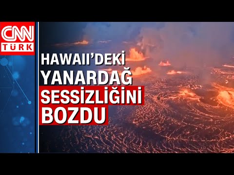 Kilauea Yanardağı'nda patlama: Alarm kodu turuncudan kırmızıya yükseltildi