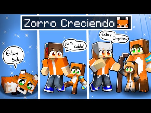 ADOPTO un pequeño ZORRO en MINERAFT 😍😎 | MINECRAFT ROLEPLAY