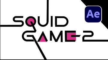 Create Cinematic Squid Game Logo Animation || After Effects Tutorial