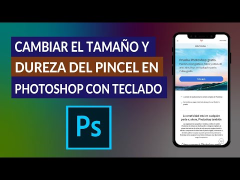 Cómo Cambiar el Tamaño y Dureza del Pincel en Photoshop con el Teclado