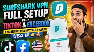 🇺🇸 USA TikTok Setup Full Guide 2026 | Surfshark VPN + USA SIM Settings 🔥 #TikTokUSA #SurfsharkVPN 