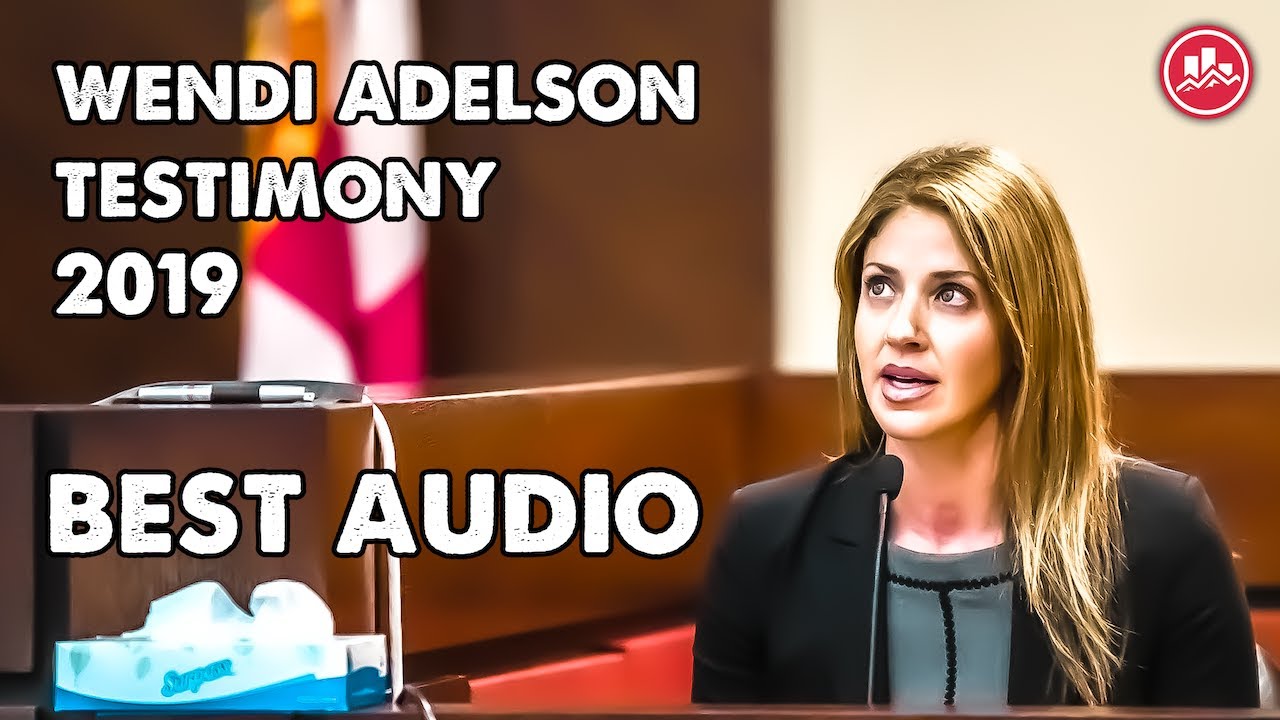 Wendi Adelson's Full Testimony 2019 - Best Audio (without commentary ...