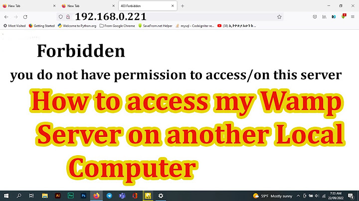 You dont have permission to access on this server lỗi năm 2024