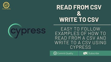 How to read and write CSVs in Cypress