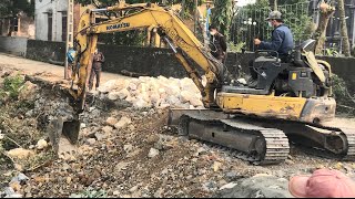 Small Excavator Carrying Stone On Construction Site by Cat Excavator Vlog 8 views 2 years ago 10 minutes, 1 second