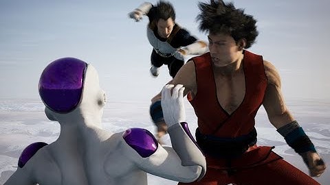Goku and Vegeta VS Golden frieza pt 1 - Real Life Style