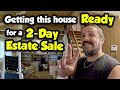 We set this house up for a 2 DAY ESTATE SALE... our first ever!