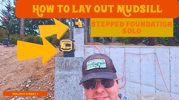 How to Lay Out Mudsill on Stepped Walls Solo $