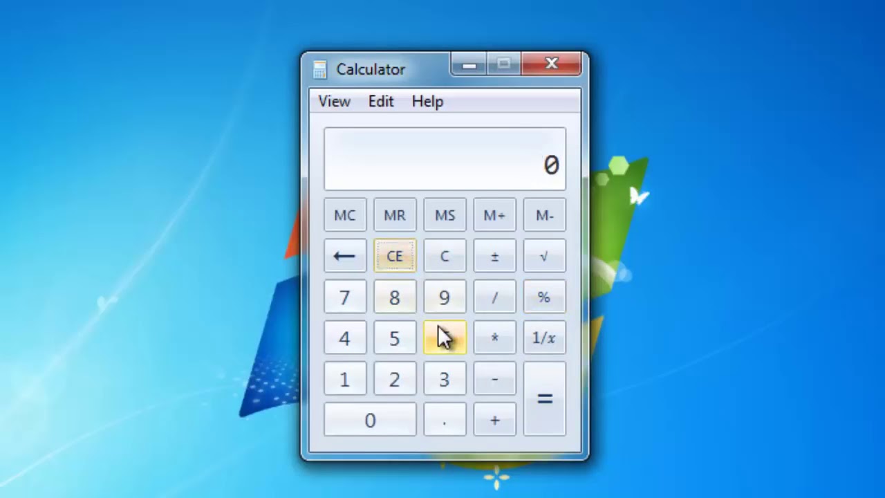 How To Calculate Percentage On Computers Calculator YouTube