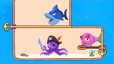 Fish Pin - Puzzle Game All Levels Gameplay For Android, IOS Mobile Part: 17