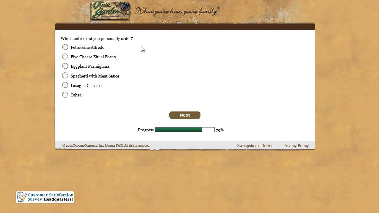 How To Participate In The Www Olivegardensurvey Com Web Survey