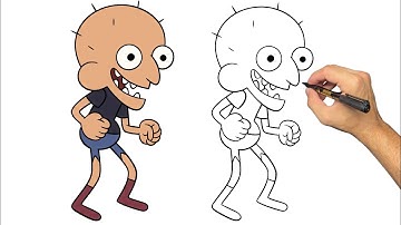 How To Draw Sumo From Clarence | Step by Step