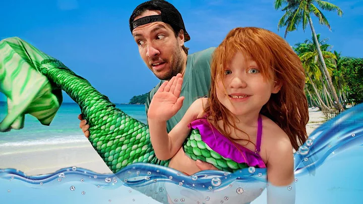 A LOST MERMAiD!!  5 year old Mermaid learns how to...