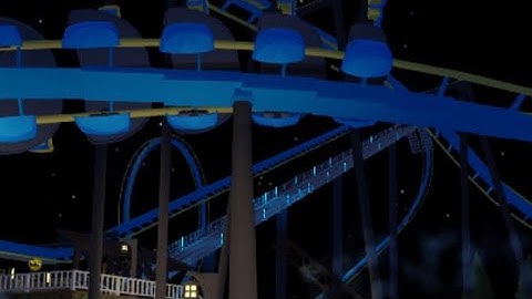 Aqua Wave B&M Inverted Coaster! Official Pov Theme Park Tycoon 2 Roblox!