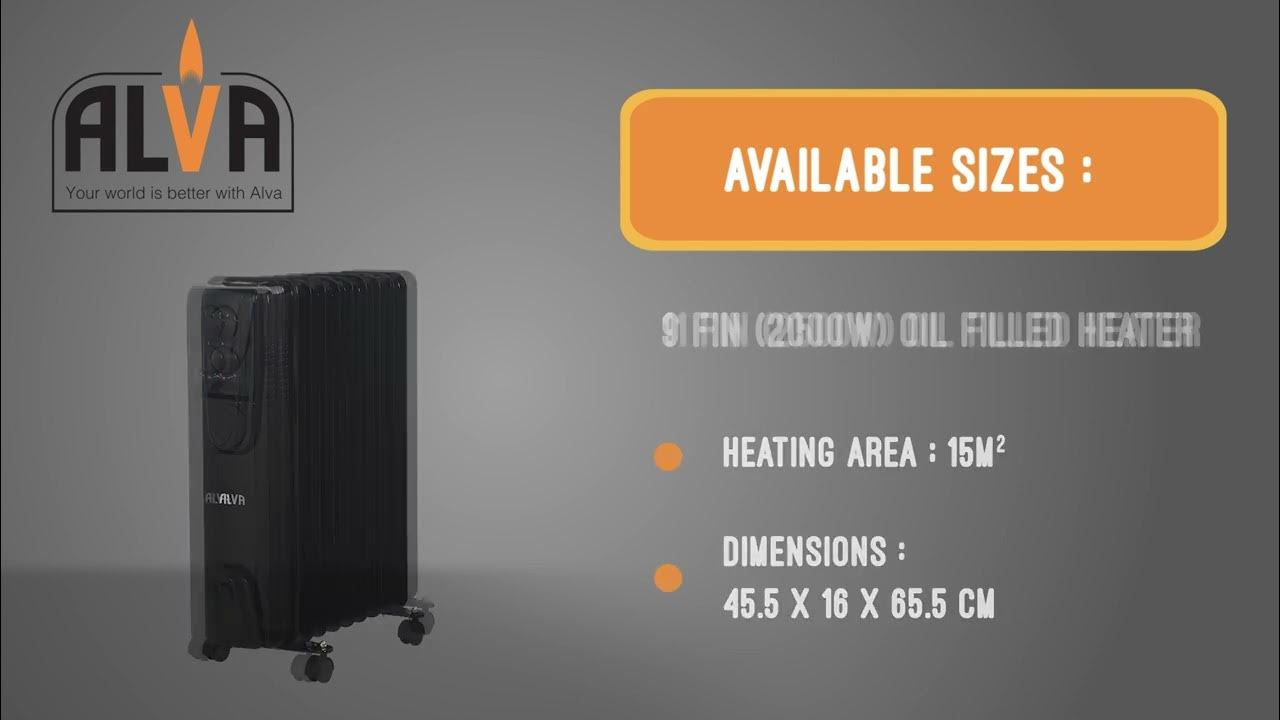 (AOH2017/9/11/13) ALVA Oil Heater No Timer YouTube